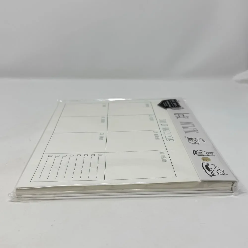 Rae Dunn My Week 17 Month Planner Aug 2026-Dec 2027 Cat Desk Weekly Organizer